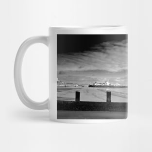 Bournemouth Pier And Beach Dorset England Mug